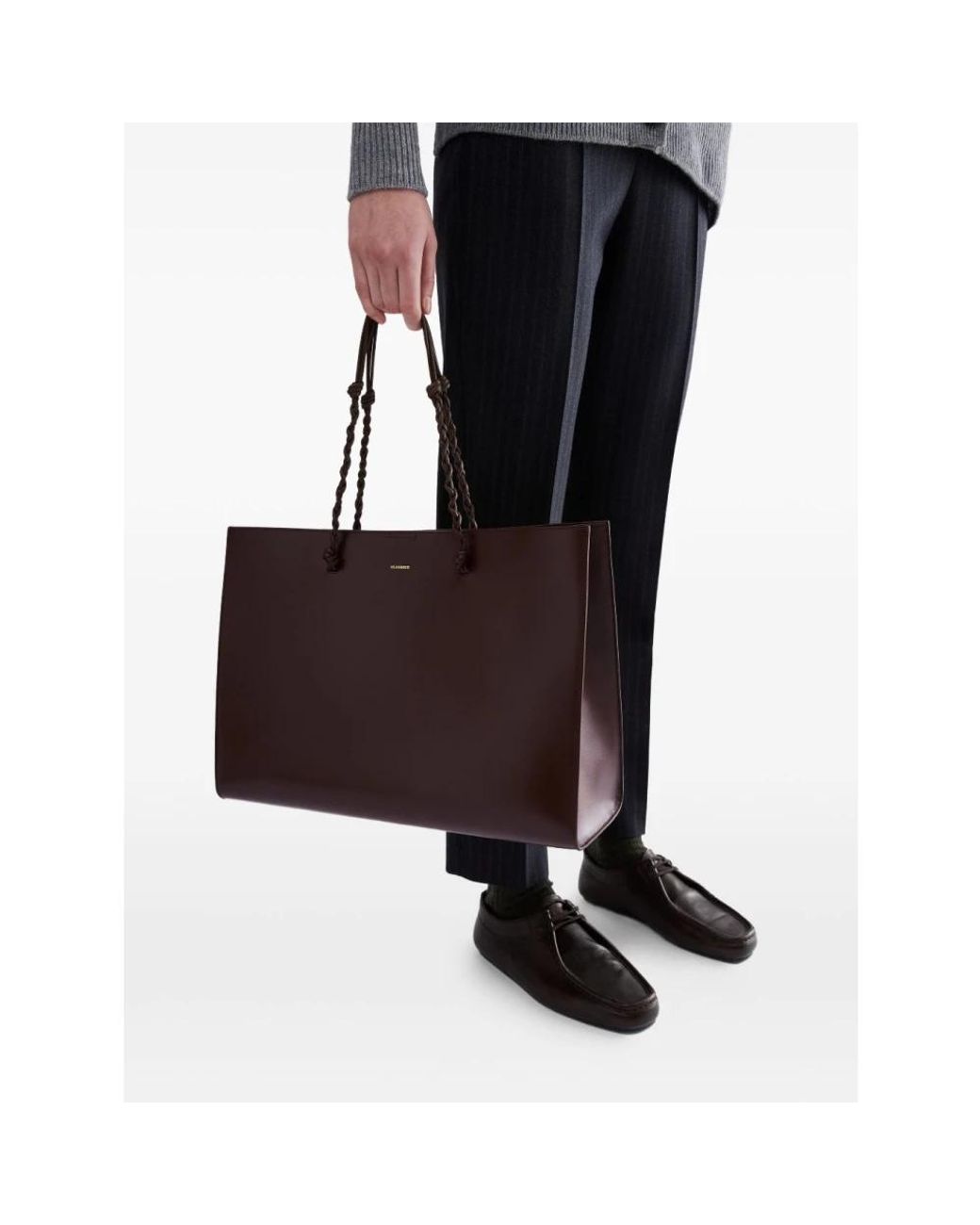 Jil Sander Red Shopping Bags