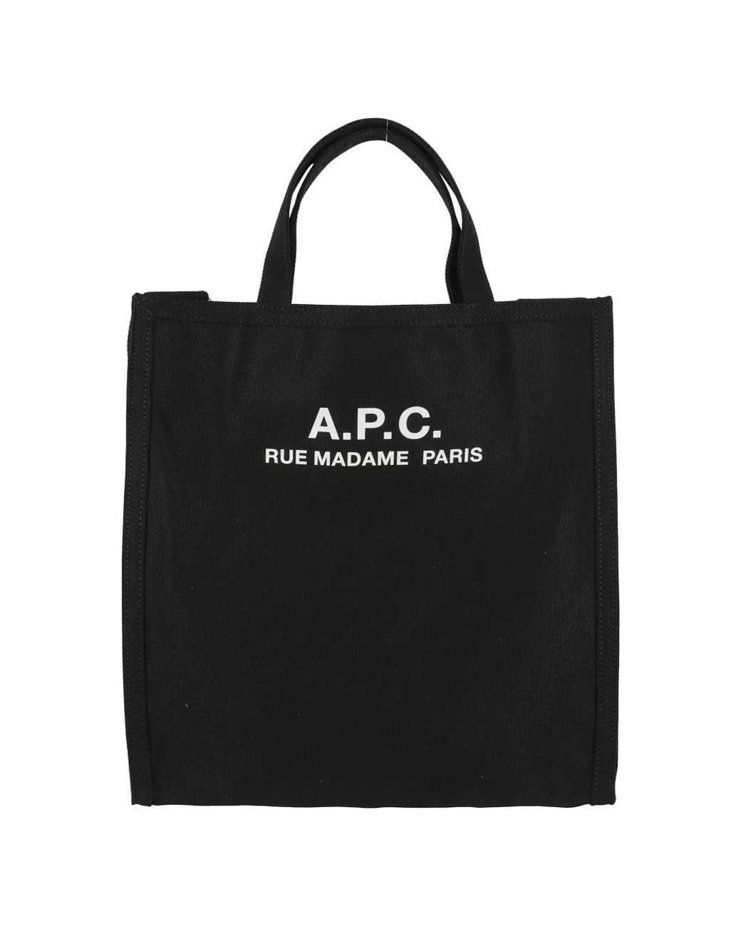 A.P.C. Black Shopping Bags for men