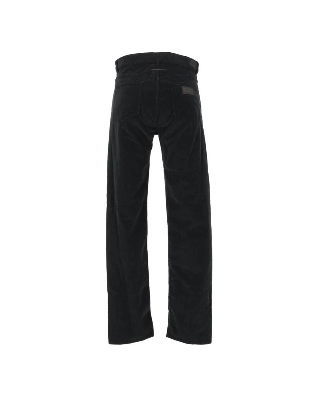 MM6 by Maison Margiela Black Straight Fit Jeans for men