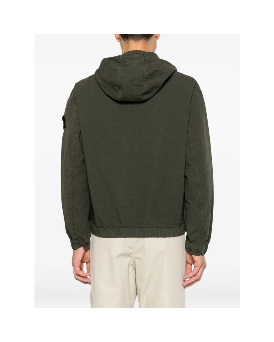 Stone Island Green Light Jackets for men