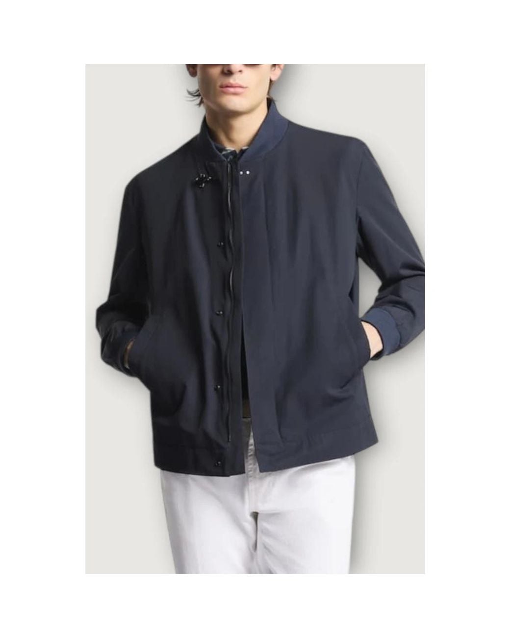 Fay Black Bomber Jackets for men