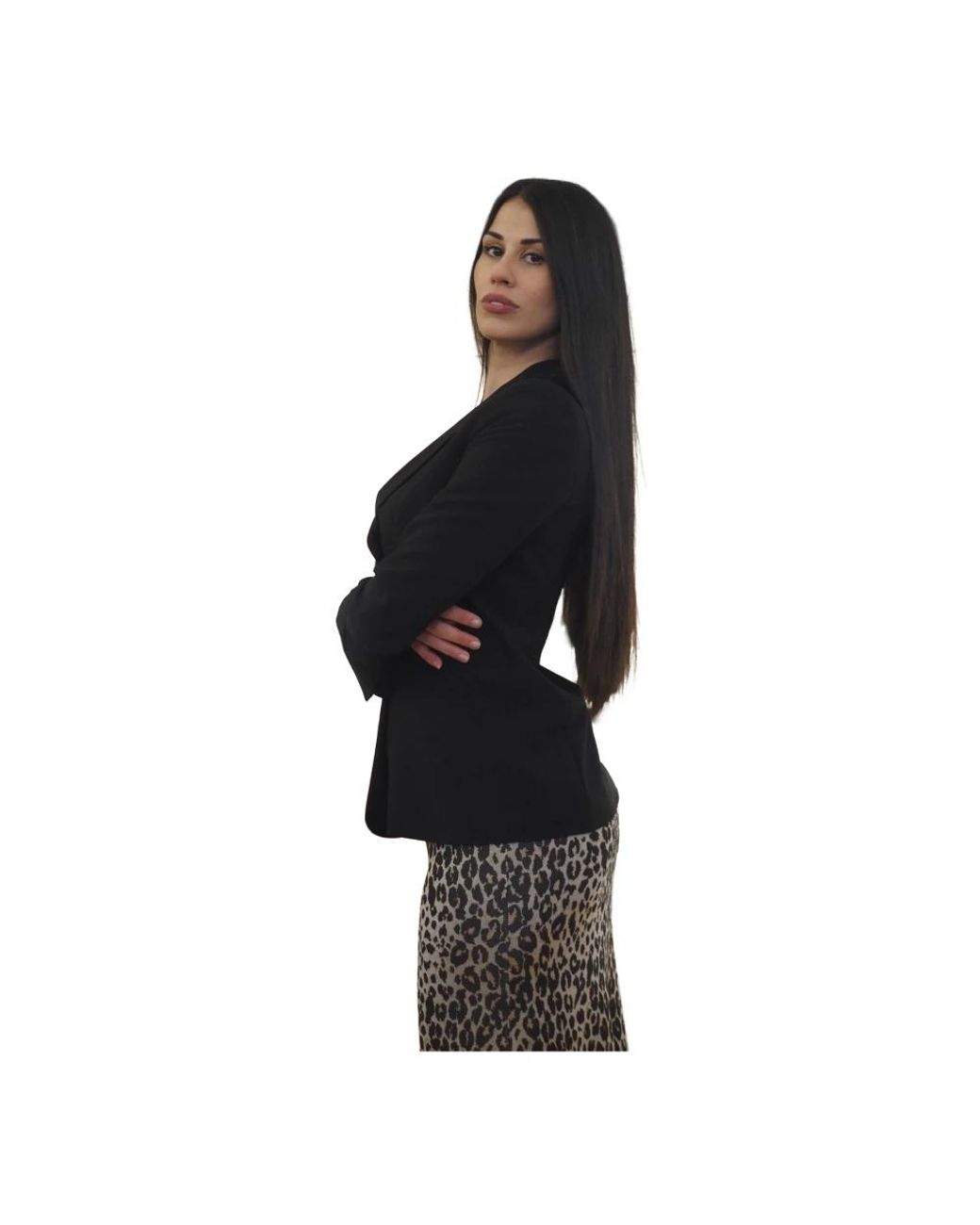 Marella Stretch Jacket in het Black