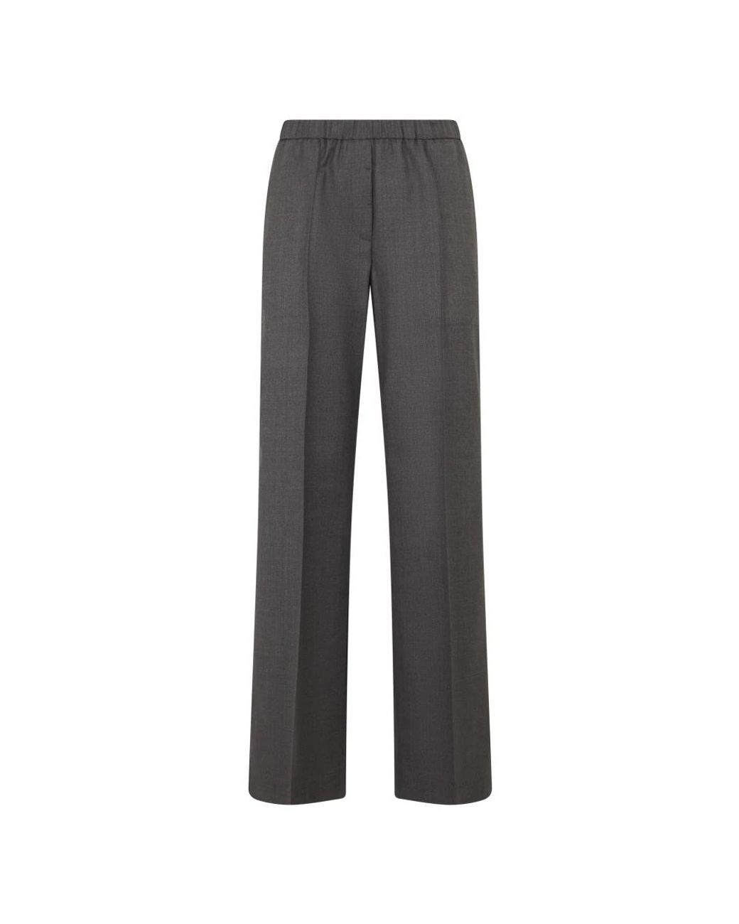 Peserico Gray Wide Trousers