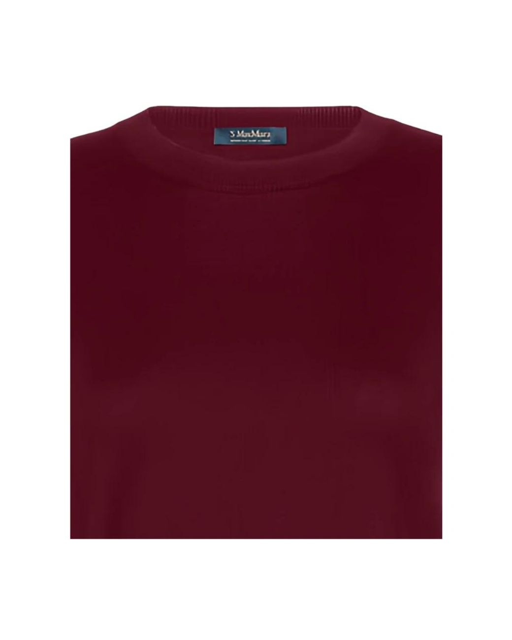 Max Mara Red Round-Neck Knitwear