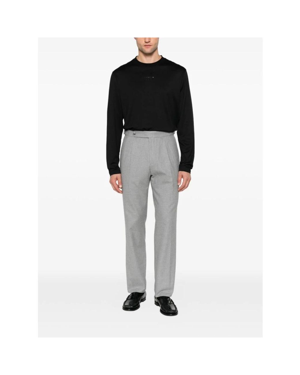 Boss Gray Suit Trousers for men