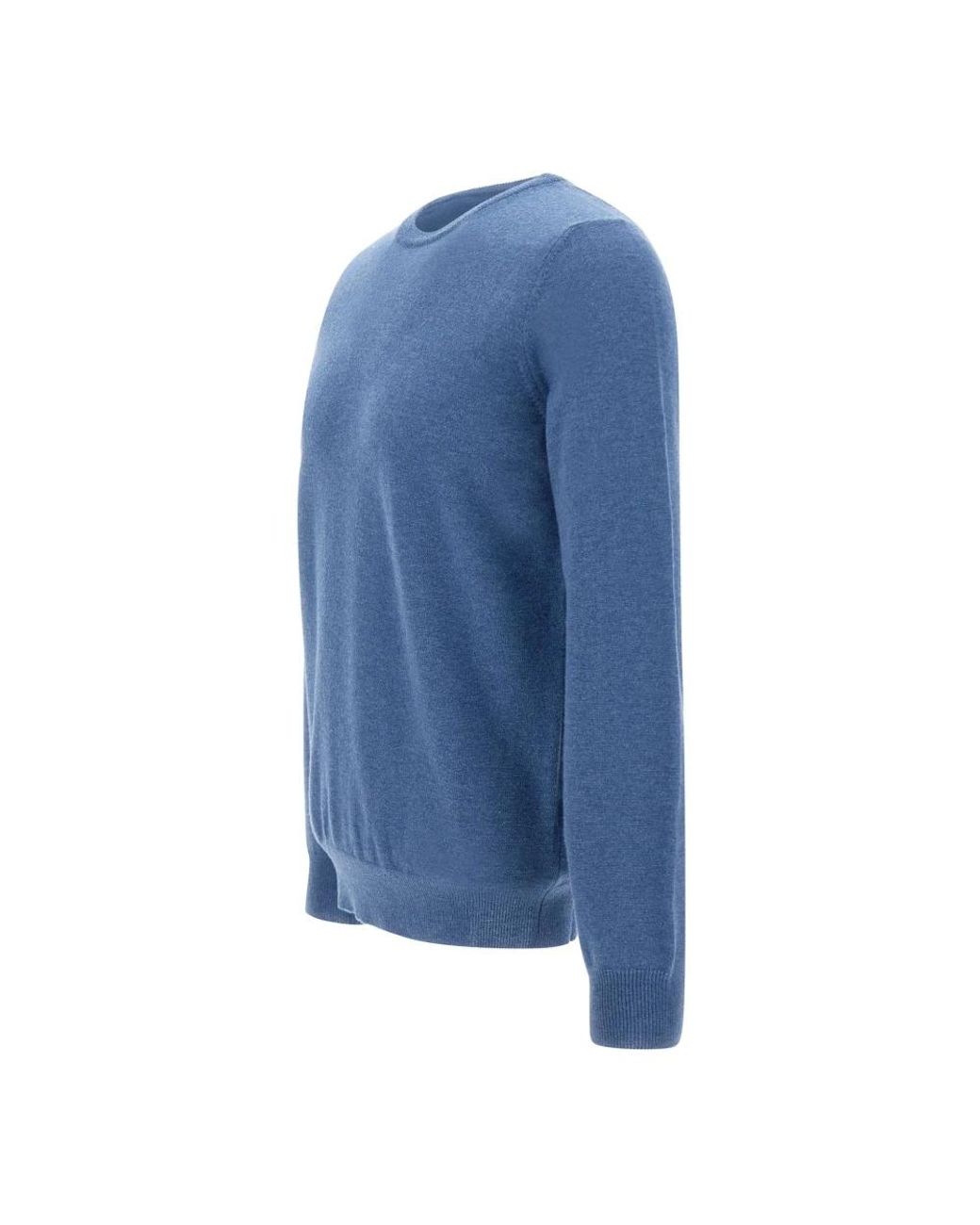 Kangra Blue Round-Neck Knitwear for men