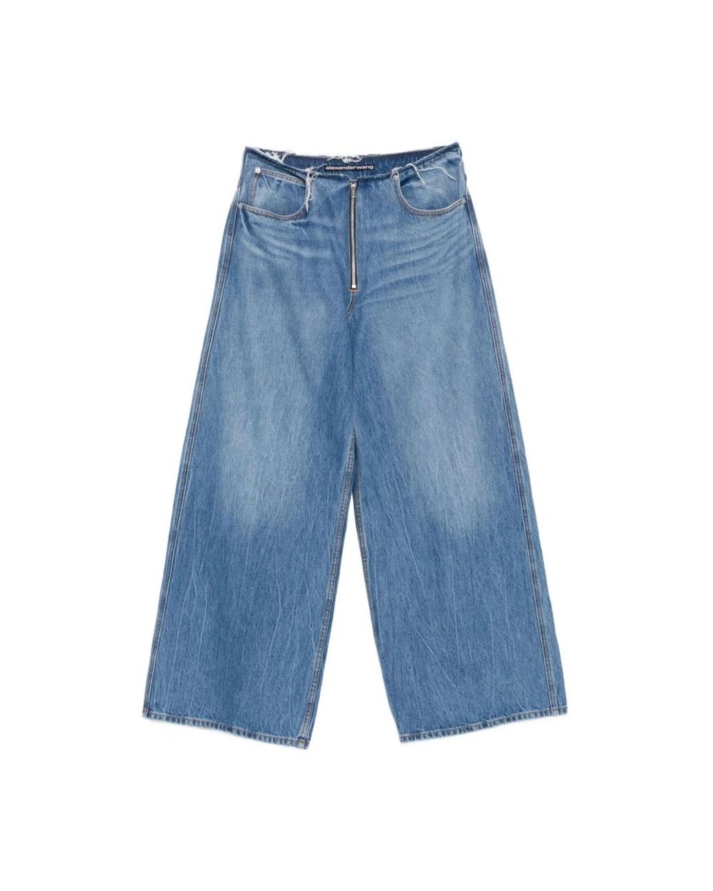 Alexander Wang Blue Wide Jeans