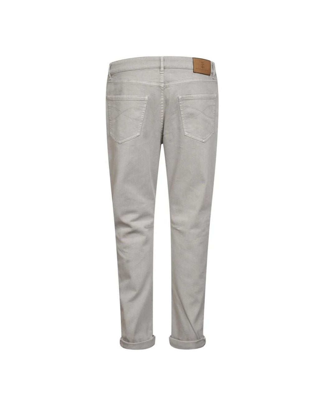 Brunello Cucinelli Gray Slim-Fit Jeans for men