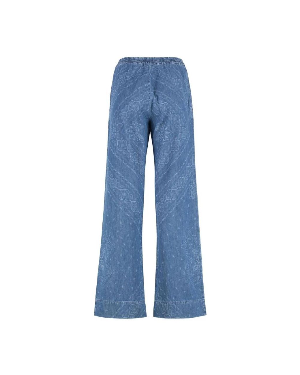Pinko Blue Wide Trousers