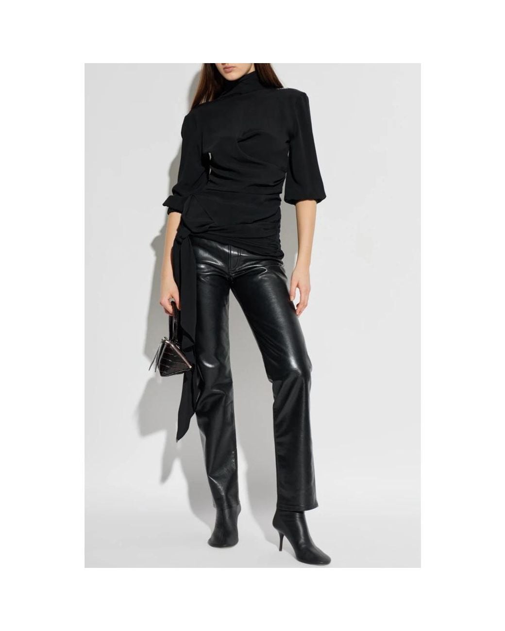 Blouses The Attico de color Black