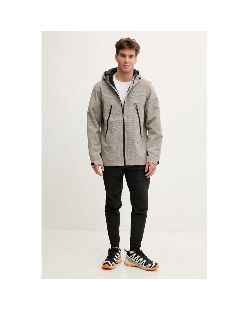 Wind Jackets Jack Wolfskin de hombre de color Gray