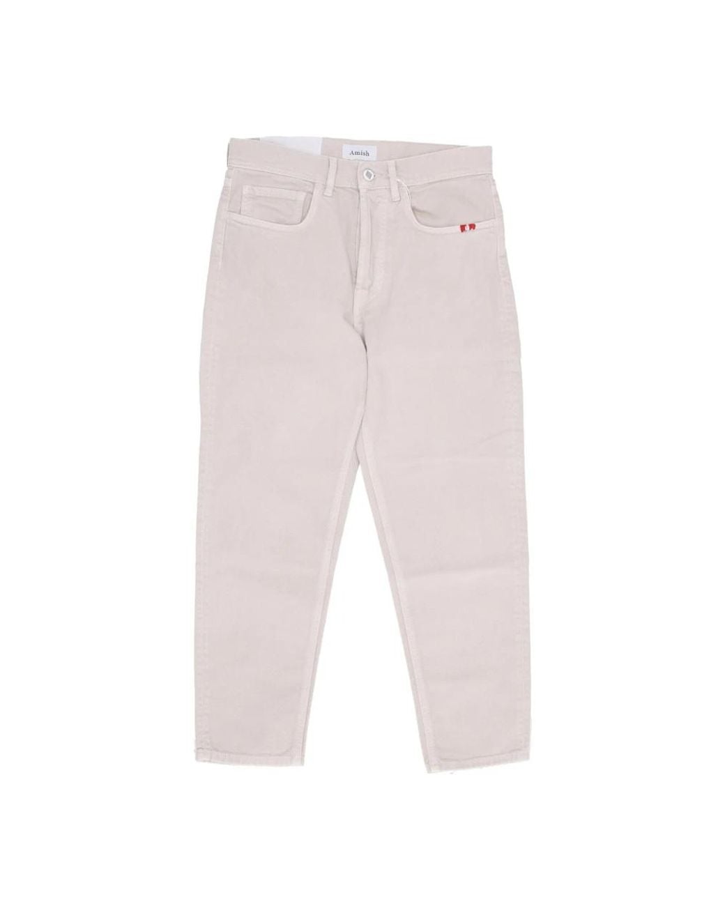AMISH Natural Straight Fit Jeans for men