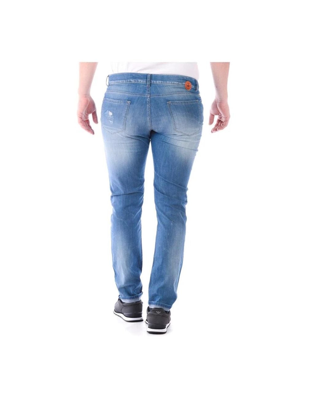 Daniele Alessandrini Blue Slim Fit Jeans for men