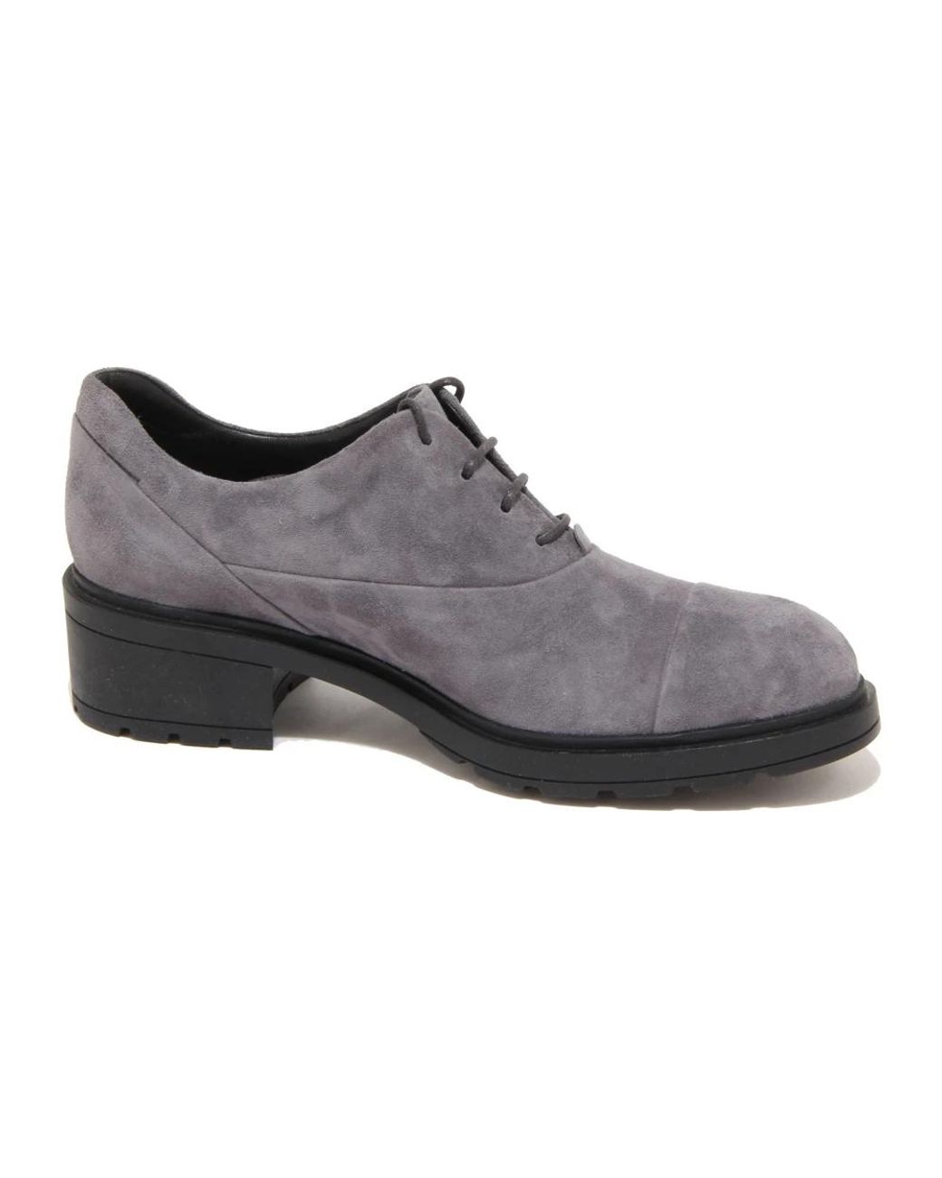 Hogan Gray Laced Shoes