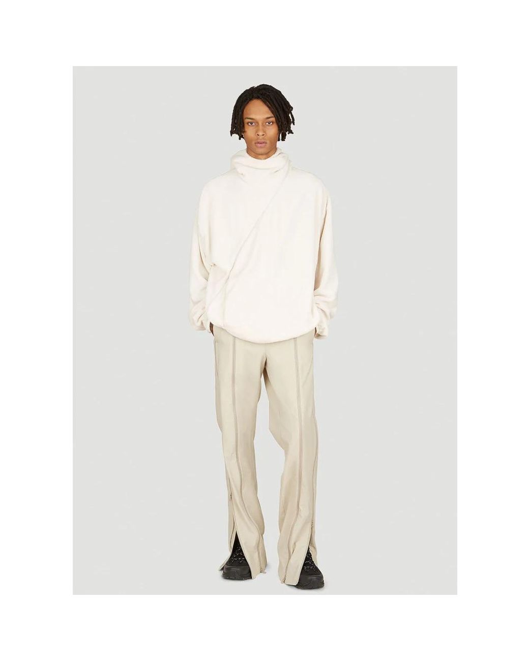 Post Archive Faction PAF Natural Straight Trousers for men