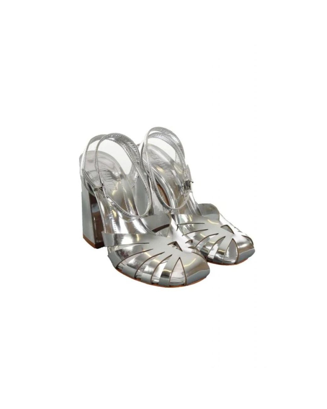 SCHUTZ SHOES Gray High Heel Sandals