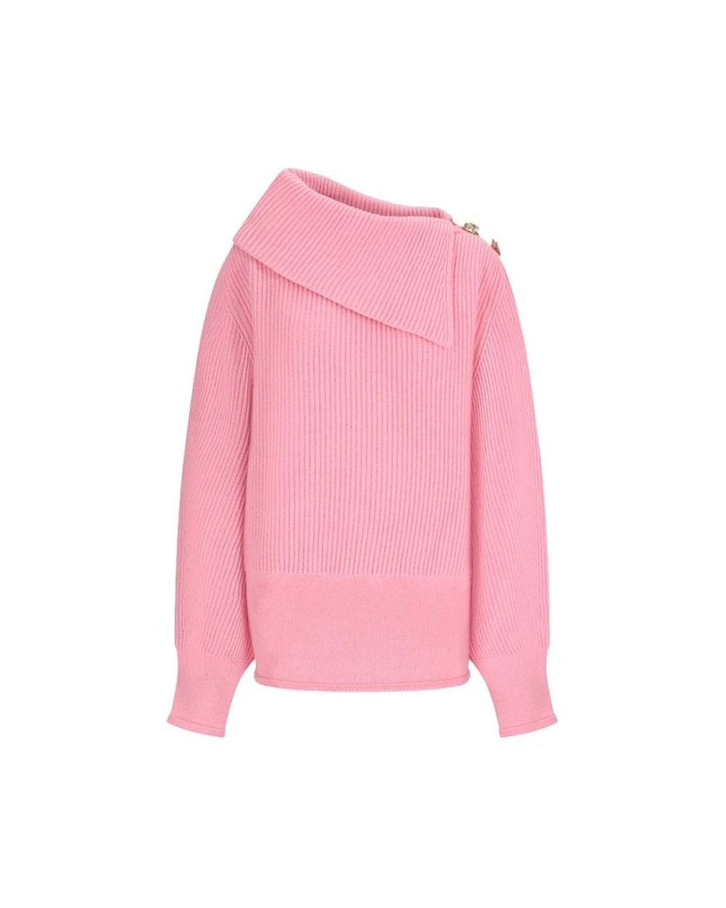 Blumarine Pink Round-Neck Knitwear