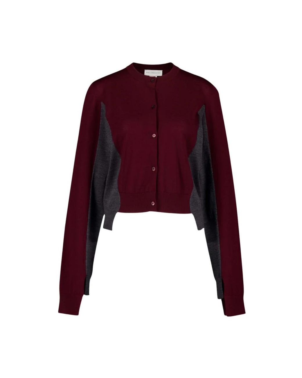Stella McCartney Truien & Vesten ,Rood ,Wol Color-Block Wollen Vest in het Red