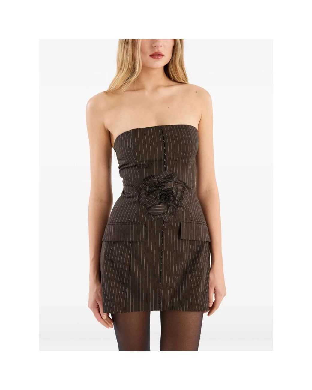 Short Dresses ROTATE BIRGER CHRISTENSEN de color Brown
