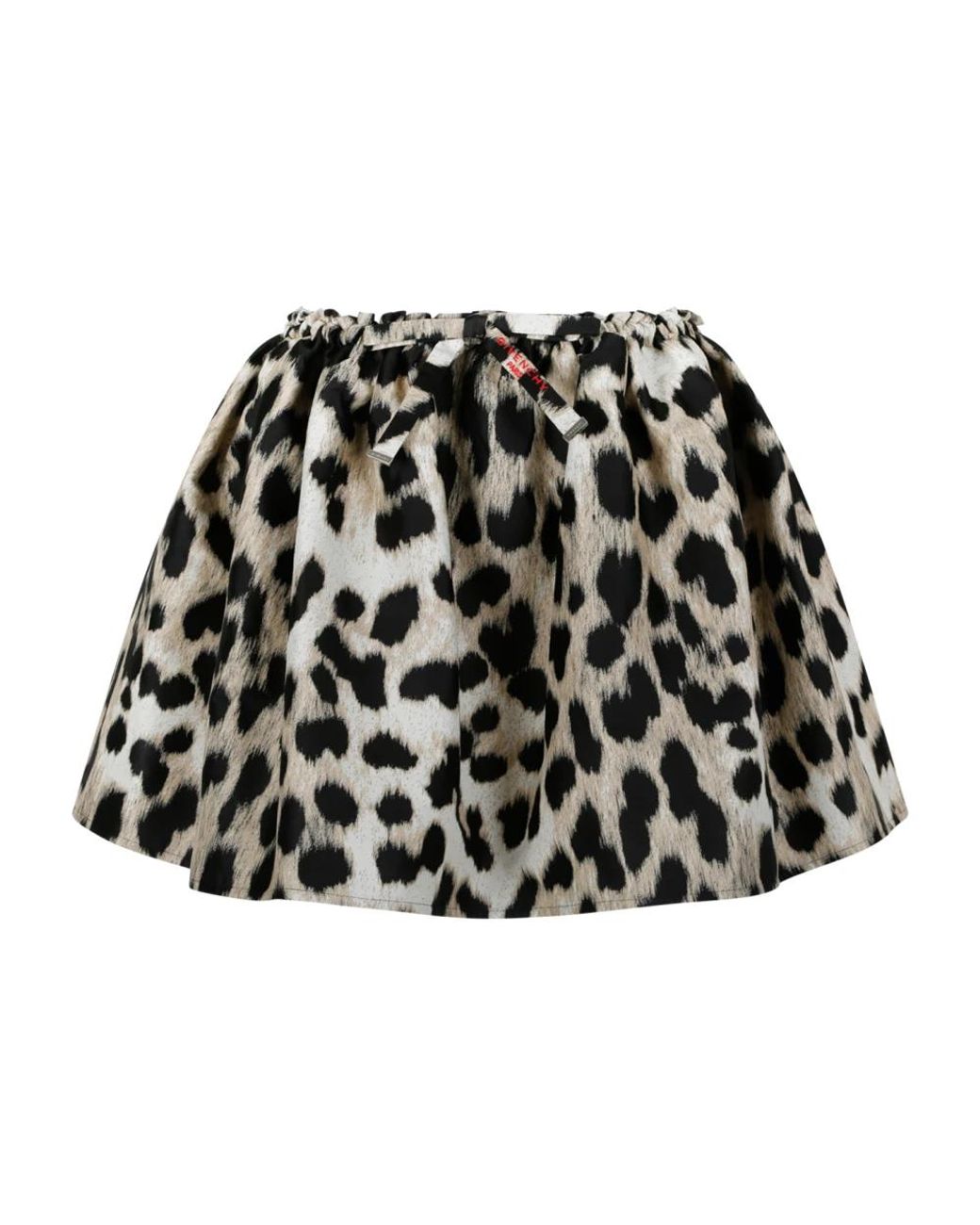 Givenchy Leopard Print Mini Rok in het Black