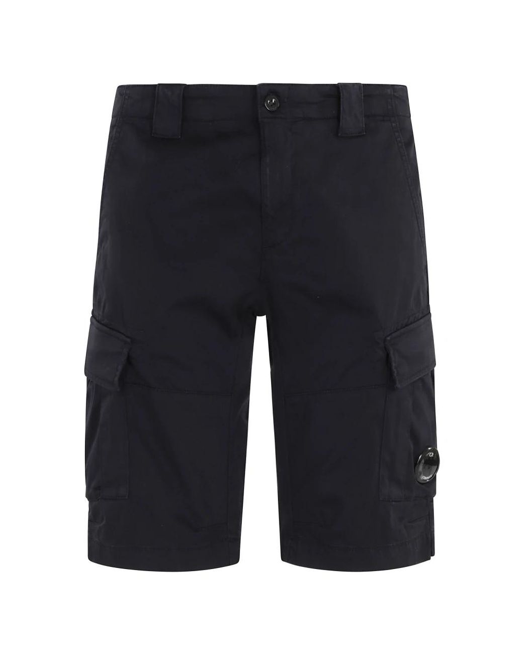 C P Company Blue Casual Shorts for men