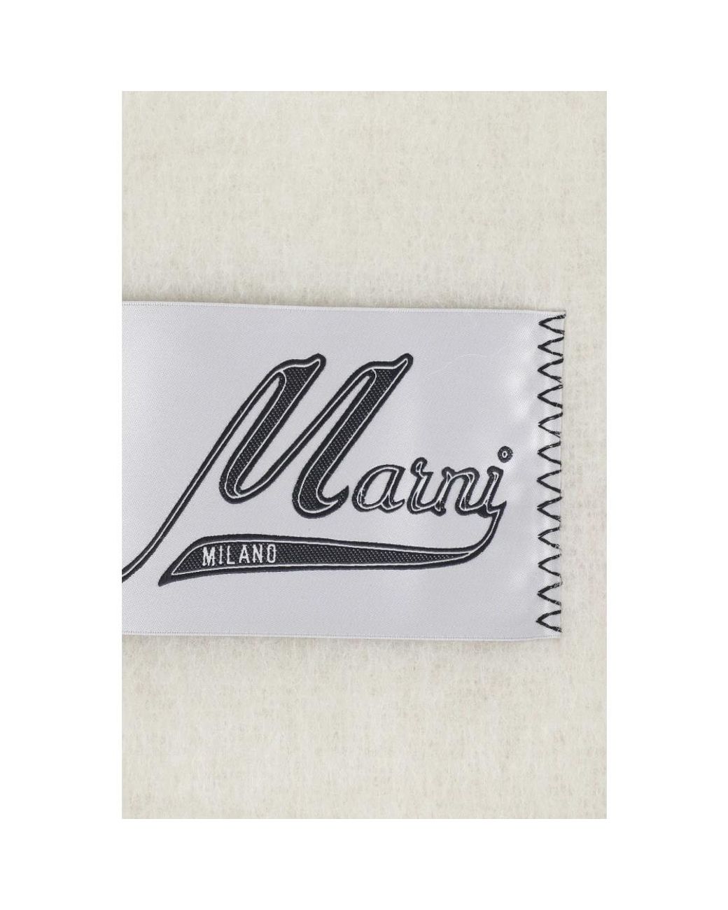 Marni White Winter Scarves