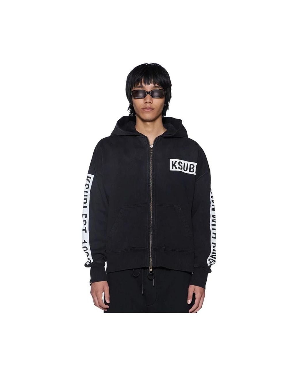 Ksubi Kings Halen Zip Hoodie in Black für Herren