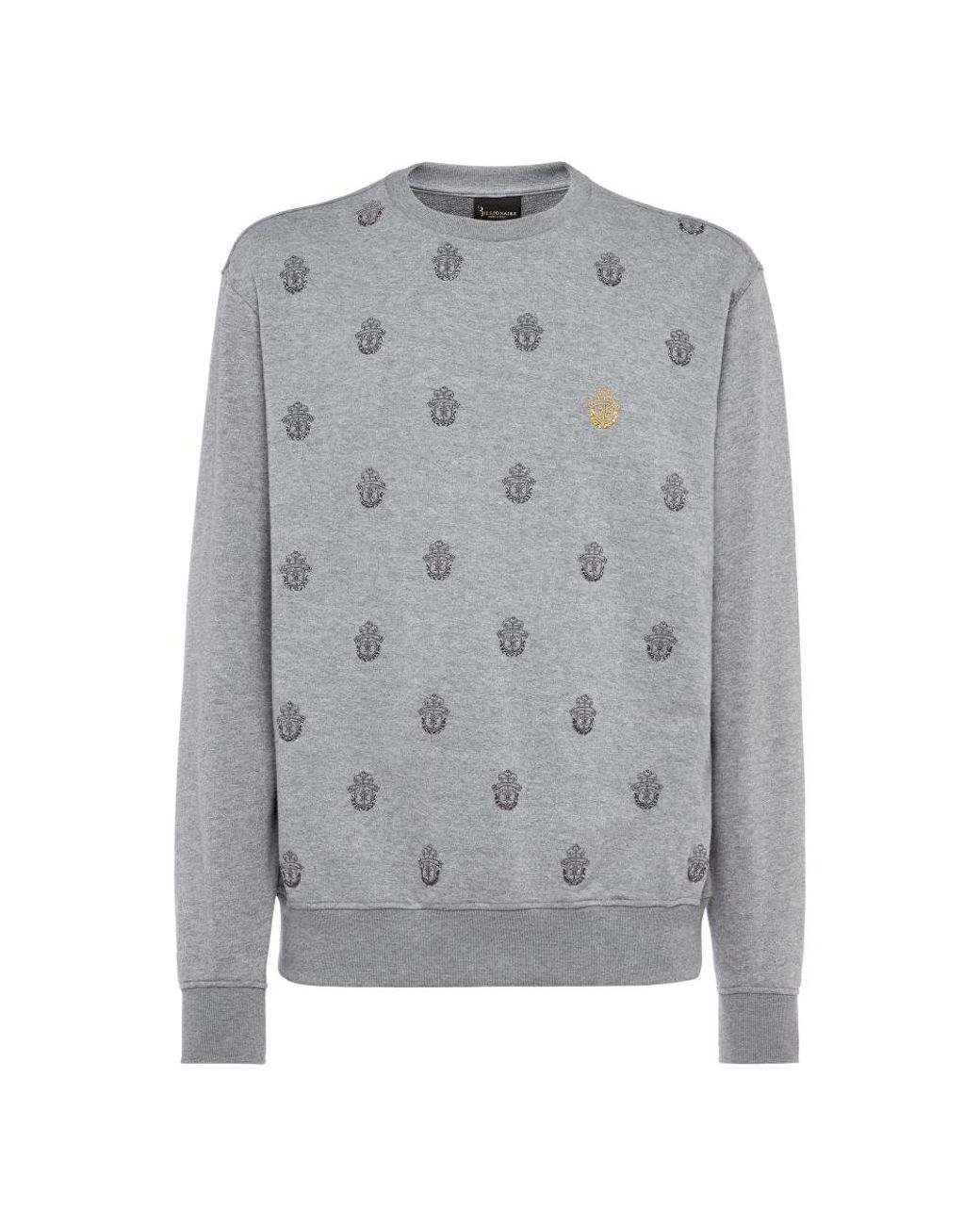 Billionaire Hoodies & Sweatvesten ,Grijs ,Katoen Sweatshirt Ls in het Gray voor heren