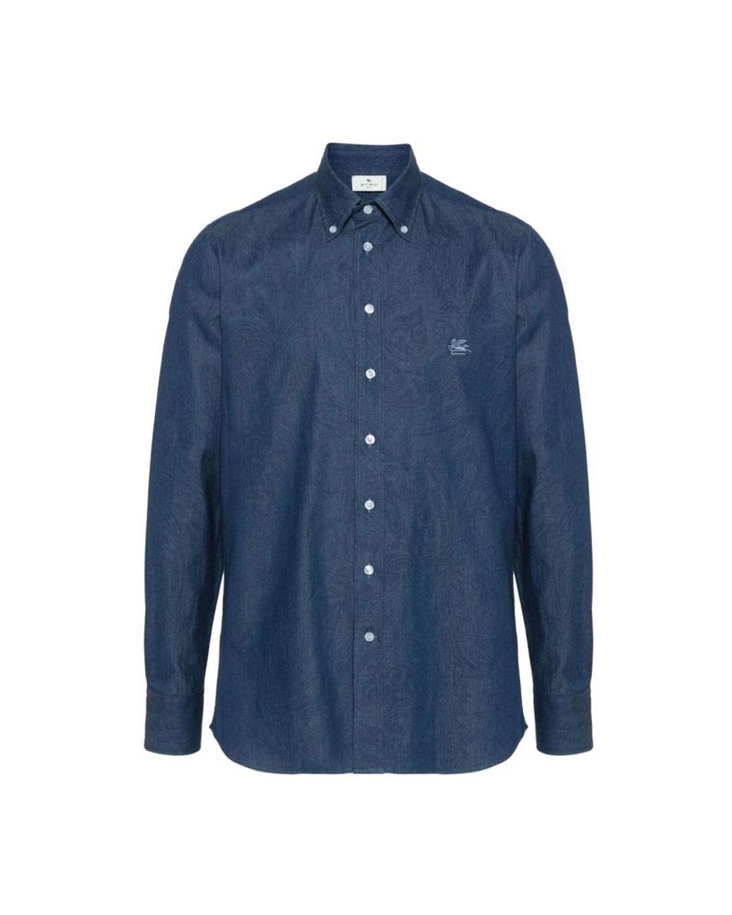 Etro Blue Casual Shirts for men