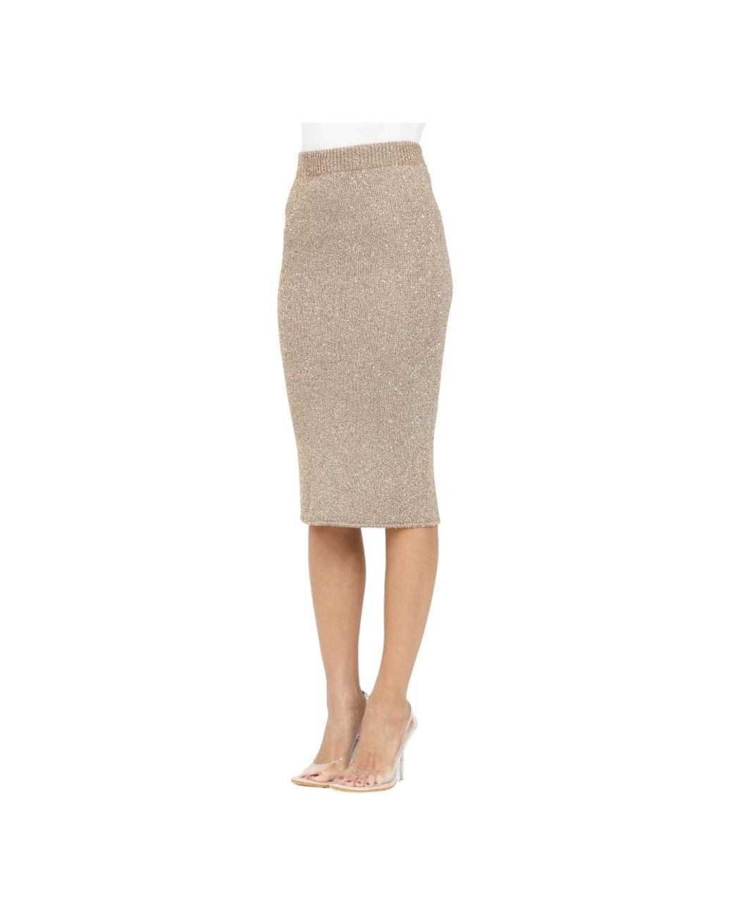 SIMONA CORSELLINI Natural Pencil Skirts