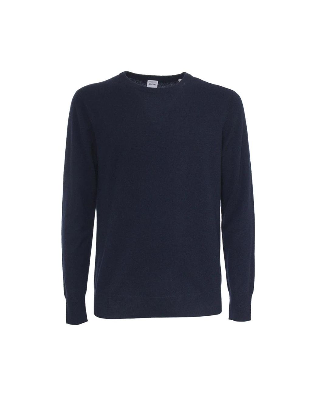 Aspesi Blue Round-Neck Knitwear for men