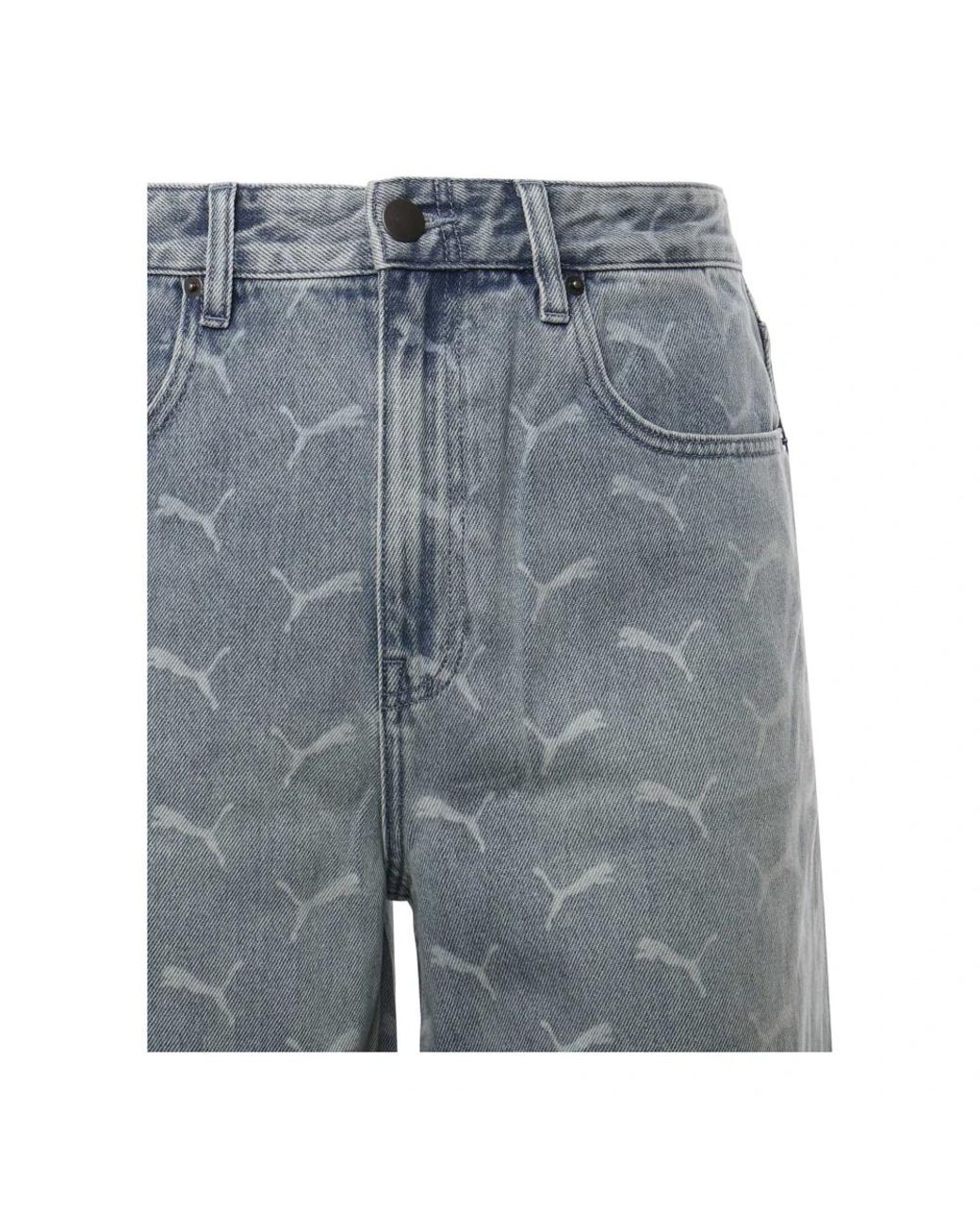 PUMA Blue Straight Fit Jeans for men