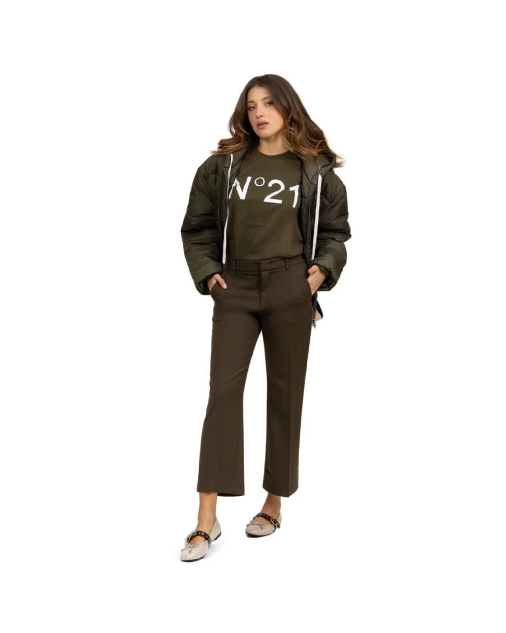 N°21 Green T-Shirts