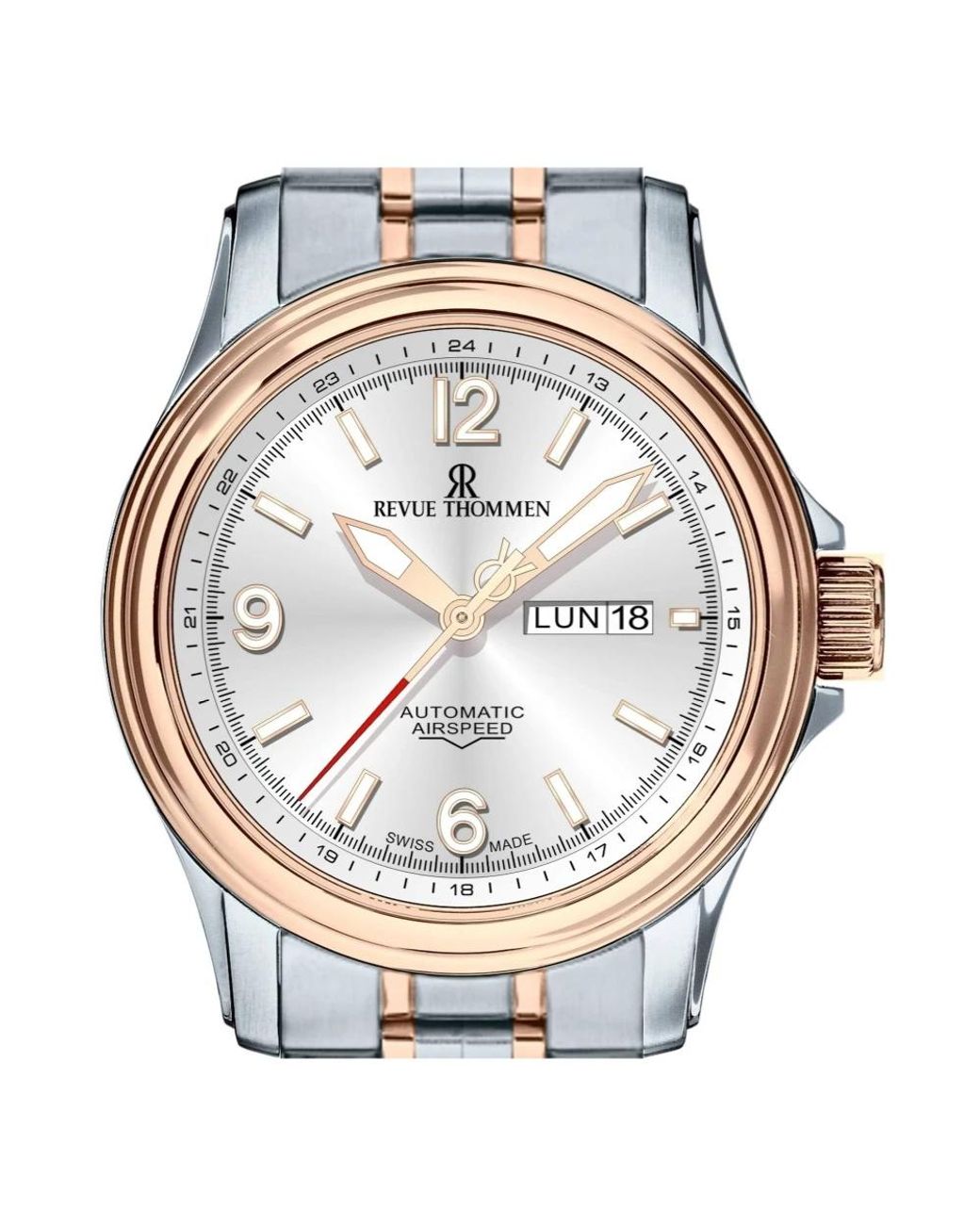 Revue Thommen Automatic Watch 16040.2452 in Metallic für Herren