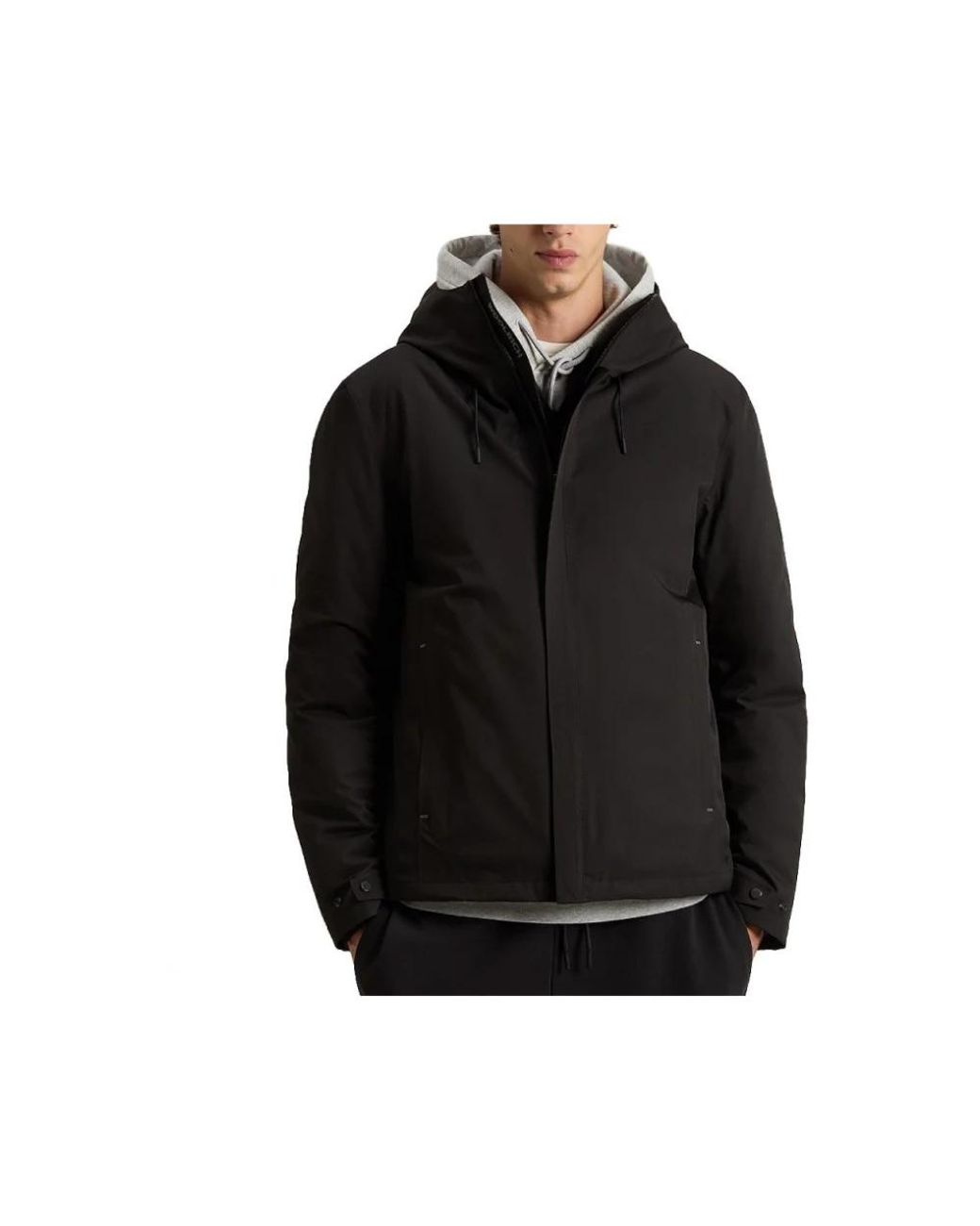 Woolrich Black Winter Jackets for men