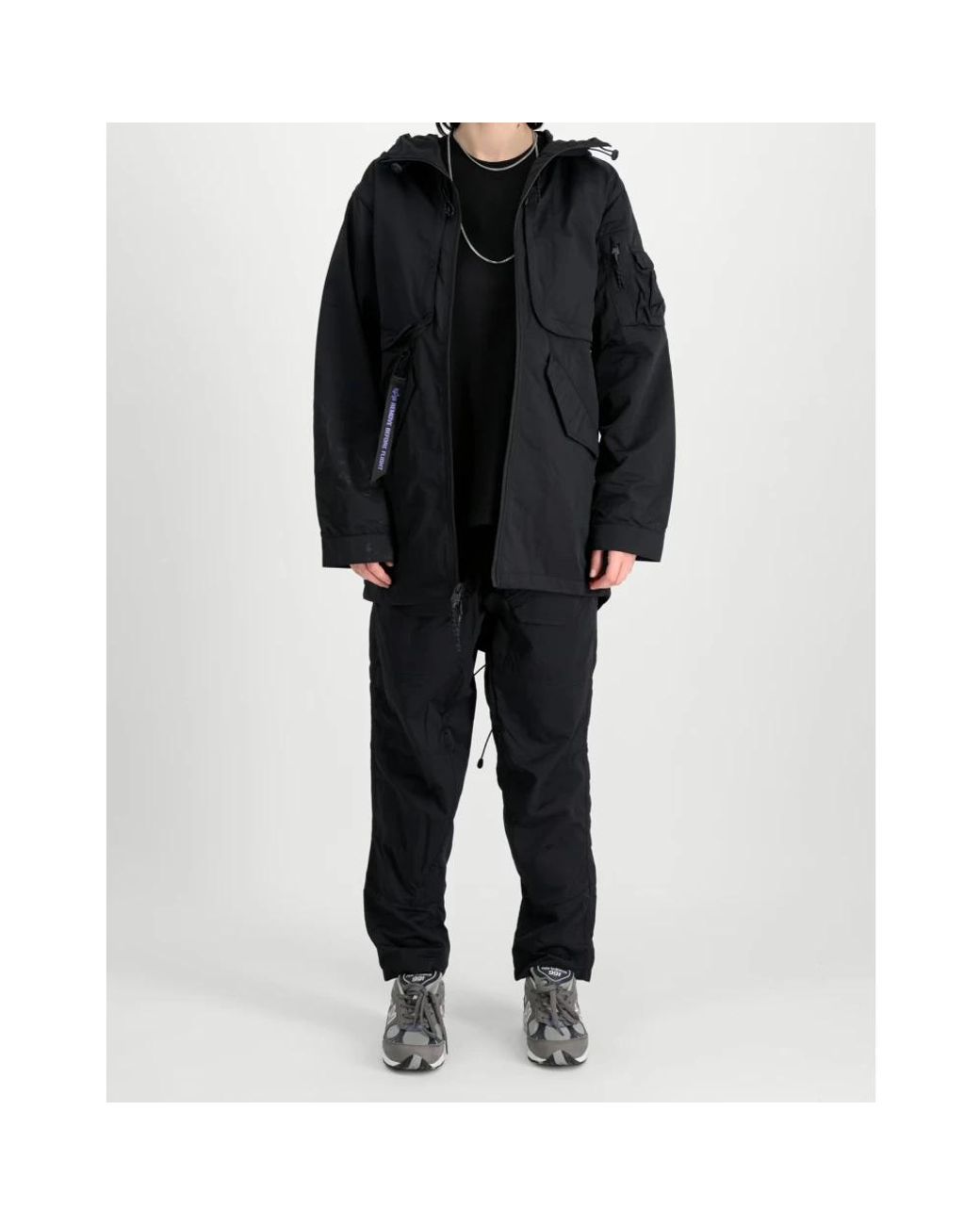 Alpha Industries Black Parkas for men