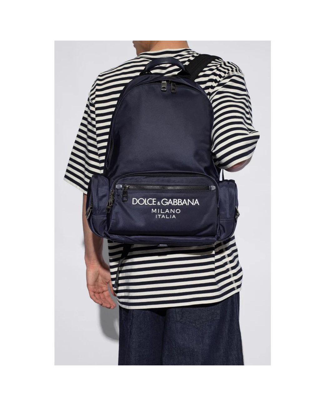 Backpacks di Dolce & Gabbana in Blue da Uomo