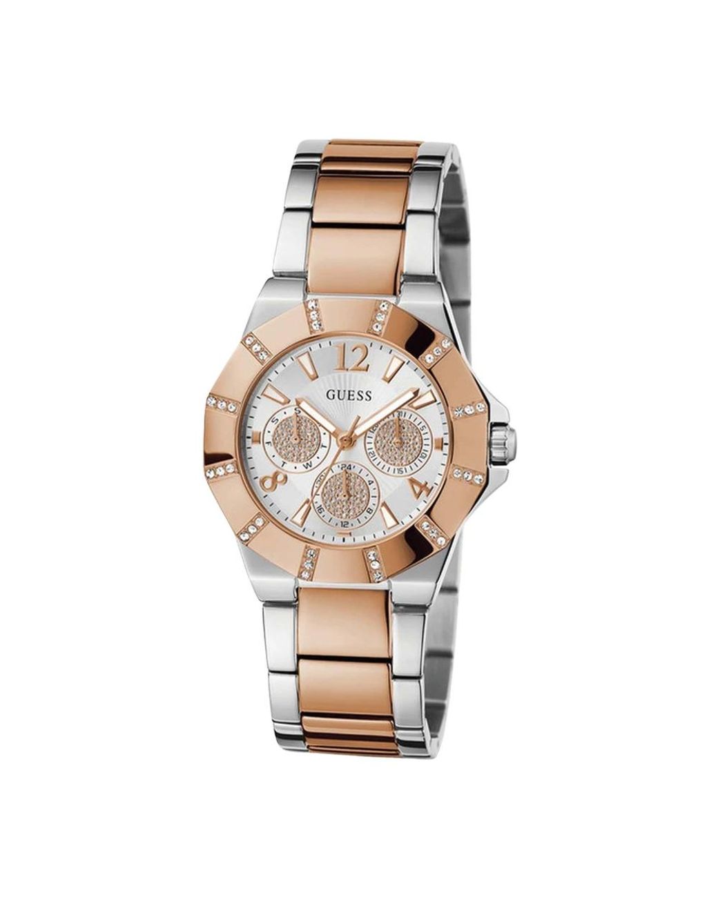Guess Sunray Multifunctioneel Horloge in het Metallic
