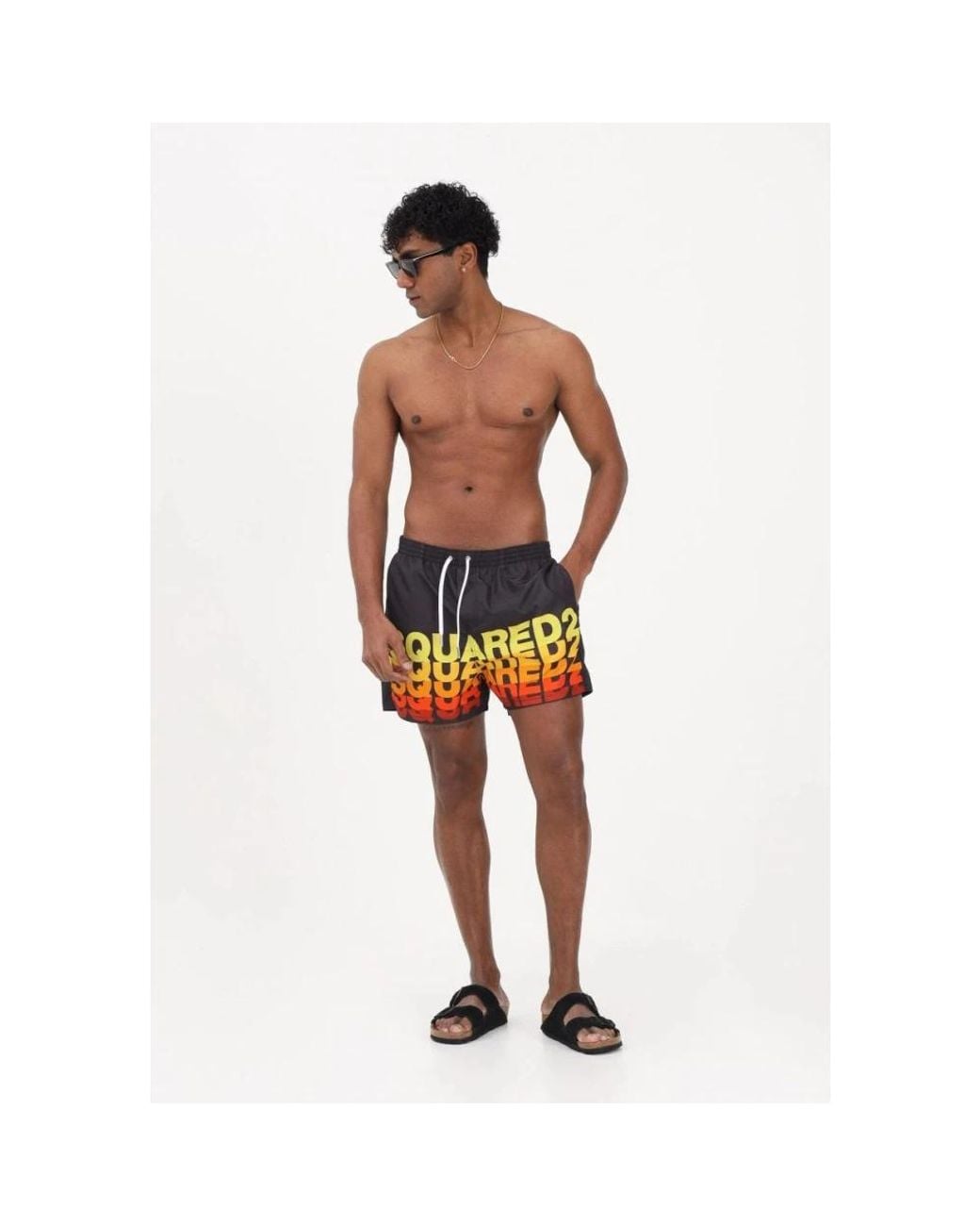 DSquared² Orange Beachwear for men