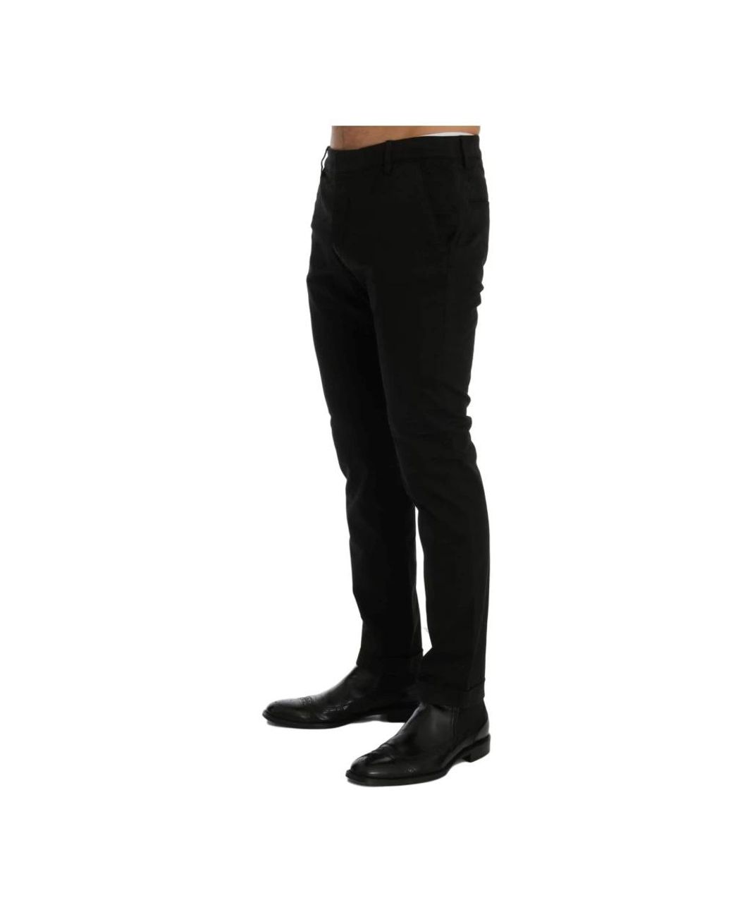 CoSTUME NATIONAL Black Slim-Fit Trousers for men
