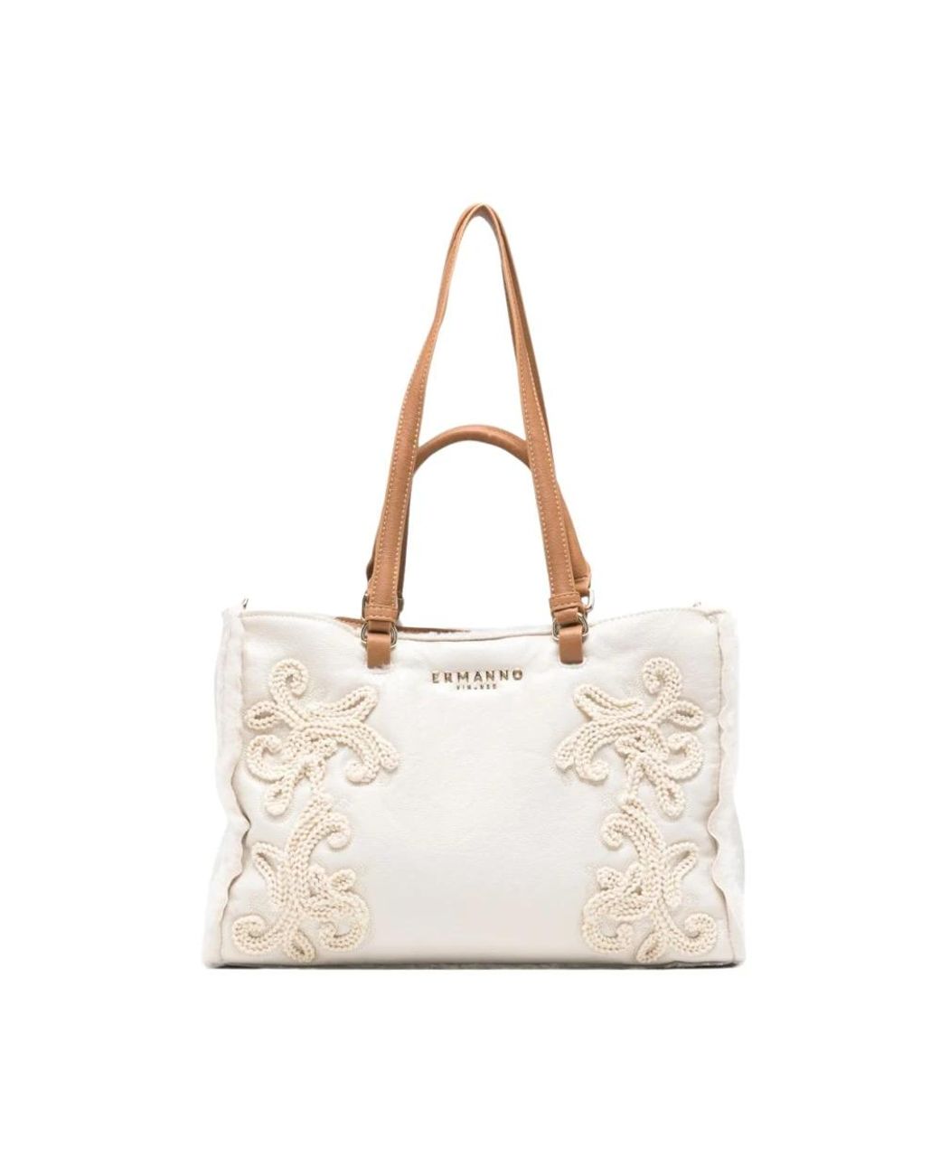 Ermanno Scervino Natural Shopping Bags