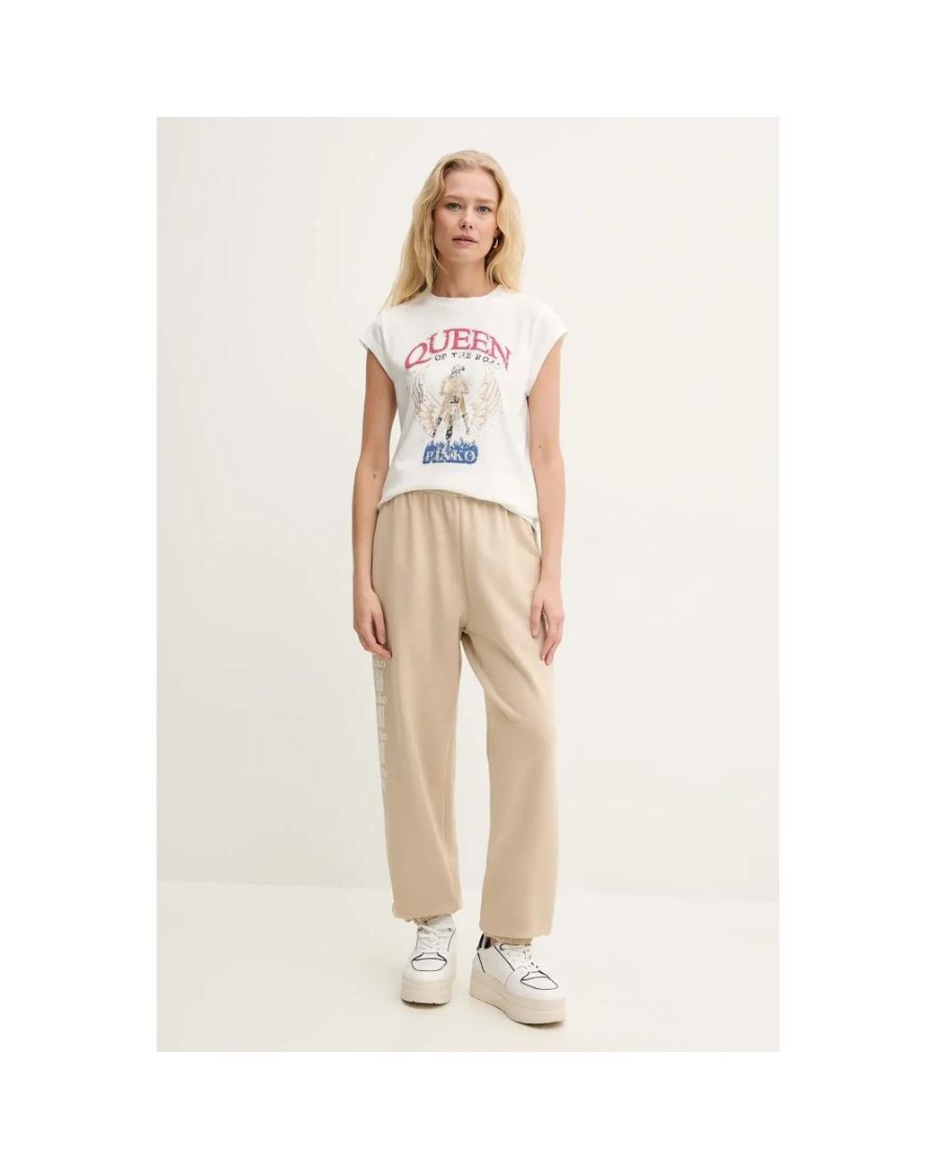 Sweatpants Pinko de color Natural