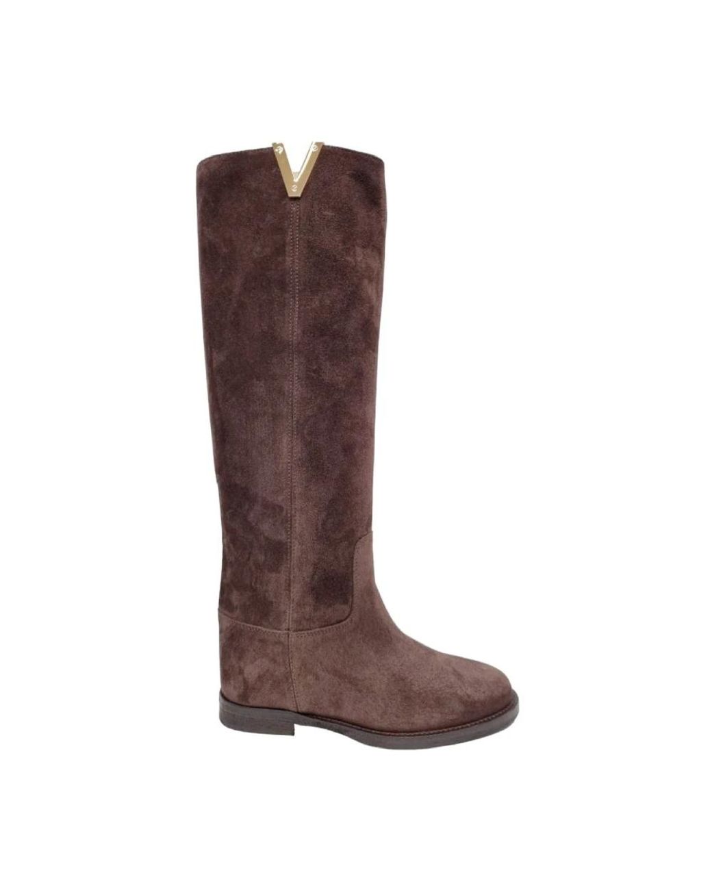 Via Roma 15 Brown High Boots
