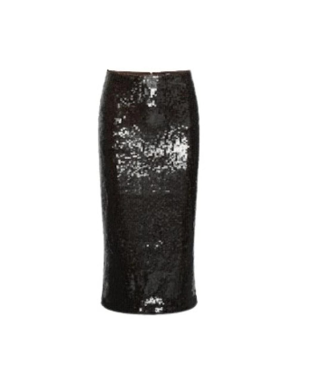 ROTATE BIRGER CHRISTENSEN Black Leather Skirts