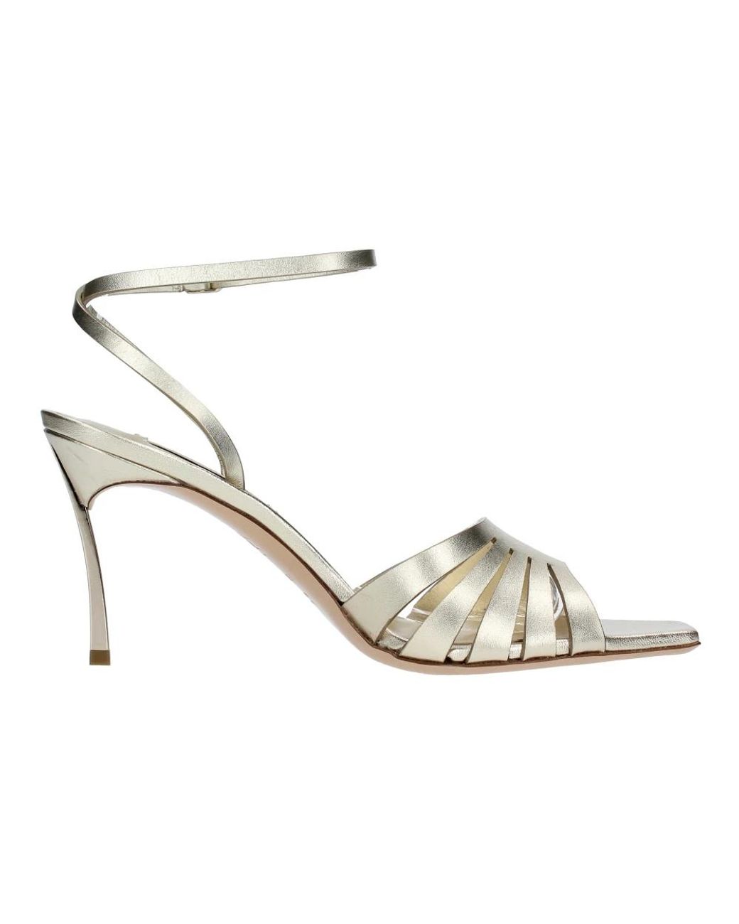 Casadei White High Heel Sandals