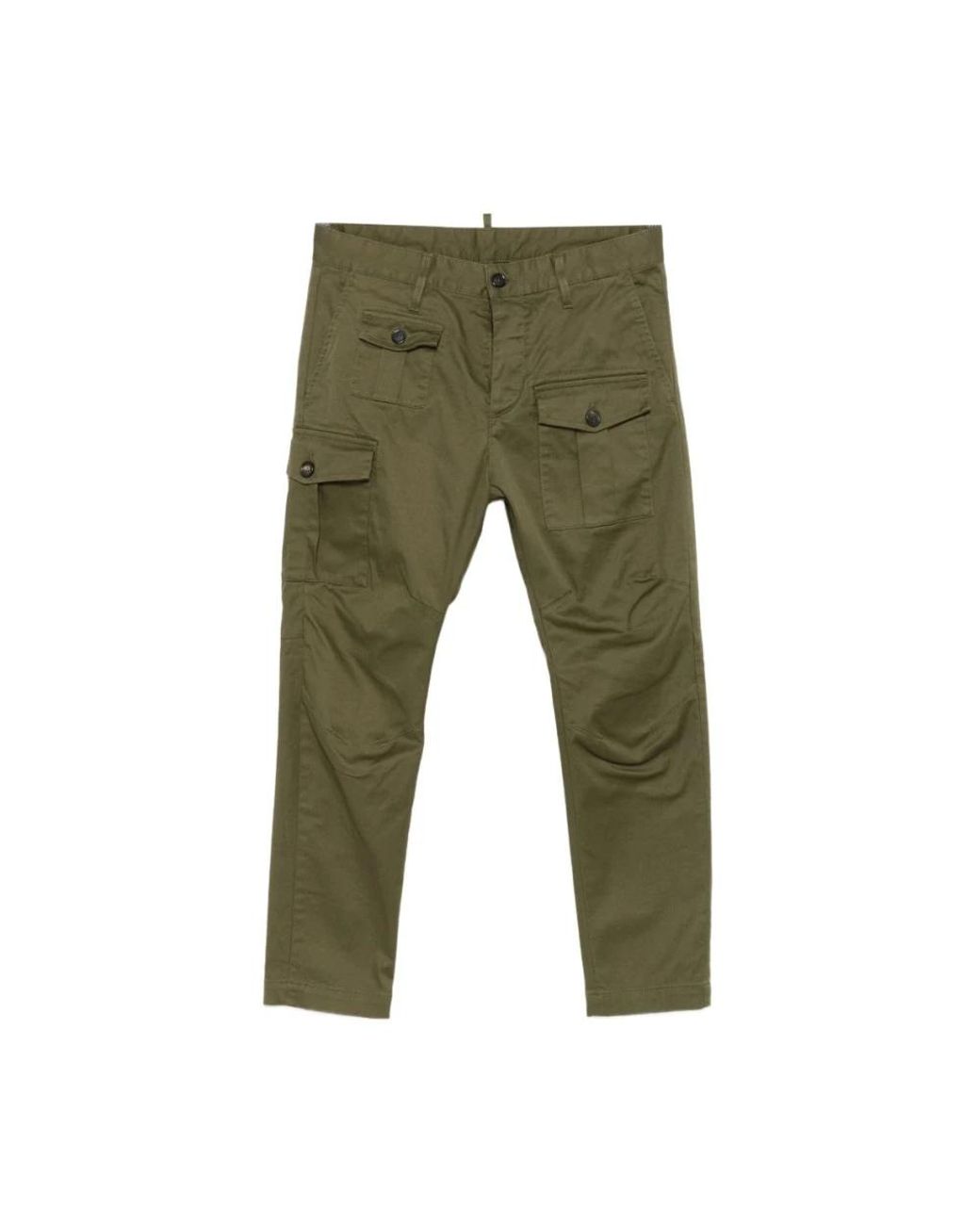 DSquared² Green Slim-Fit Trousers for men