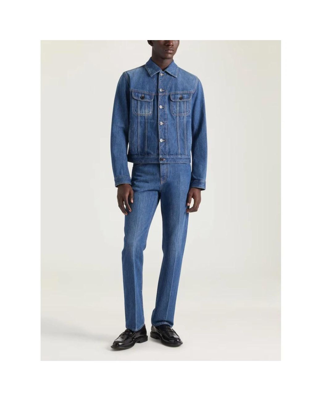 Givenchy Blue Straight Jeans for men