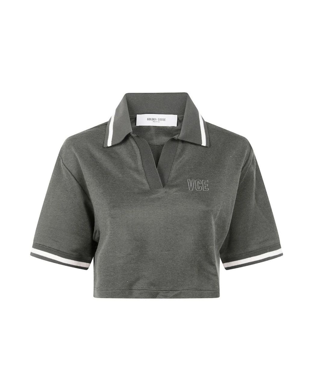 Golden Goose Deluxe Brand Gray Polo Shirts