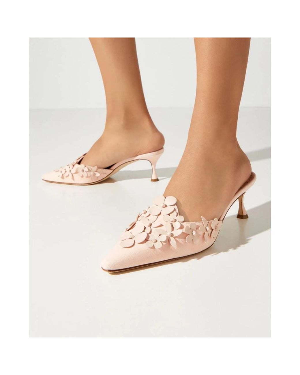 Manolo Blahnik Pink Harnes 50