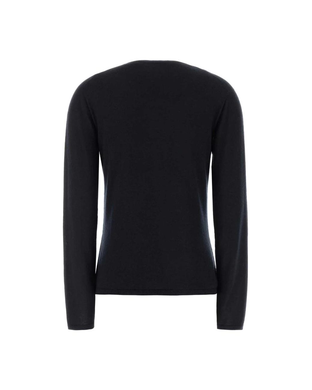 Max Mara Black Round-Neck Strickwaren